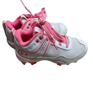 Under Armour Glyde baseball softball cleats size 11K little kid boxGA